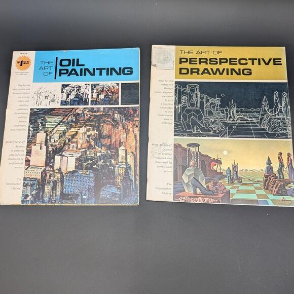 6 Vintage Grumbacher Library The Art Of Painting Drawing Set of 6 Softcover Lot - Picture 2 of 16